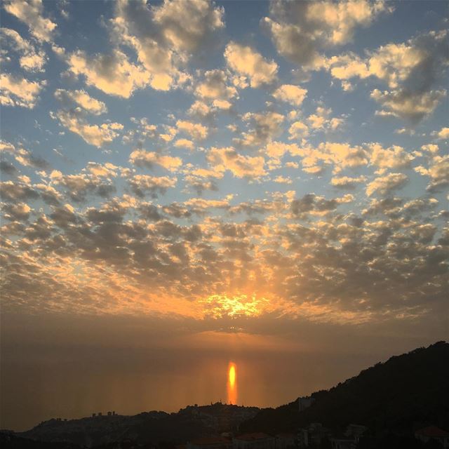 Beautiful sunsets 🌅 need cloudy ⛅️ skies  sunset  catching  the  moment ... (El Kfour, Mont-Liban, Lebanon)
