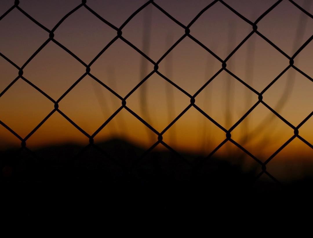 Beautiful things can never be stoped !!  fence  freedom  sunset  Lebanon ...