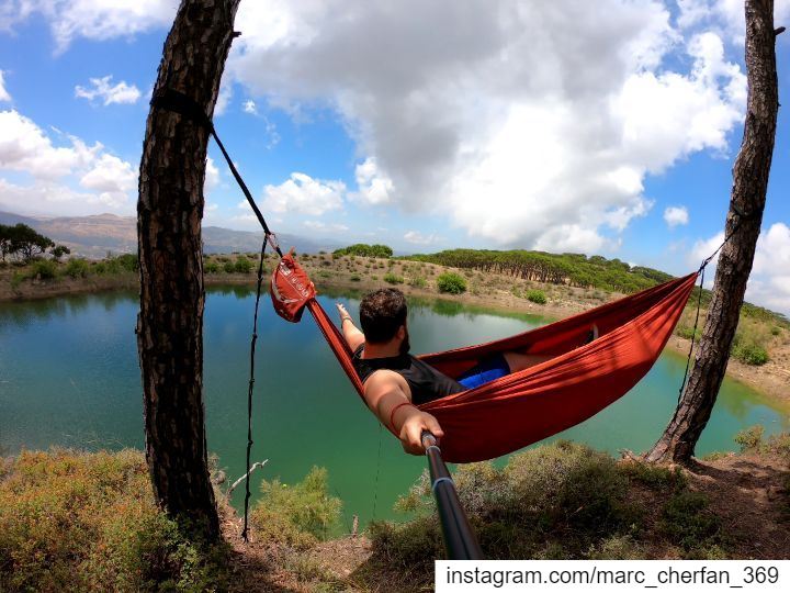  BeautifulDay By The  Lake 😎 Relax  EnjoyNature  EnjoyLife  NatureLovers... (Falougha, Mont-Liban, Lebanon)