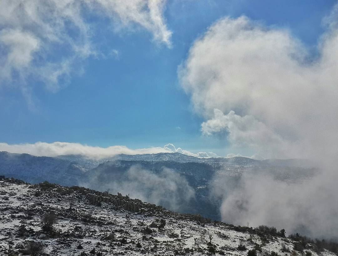 beauty isn't just a look,, its a feel 👌📷  snow  snowy  weather  daylight... (Chebaâ, Al Janub, Lebanon)