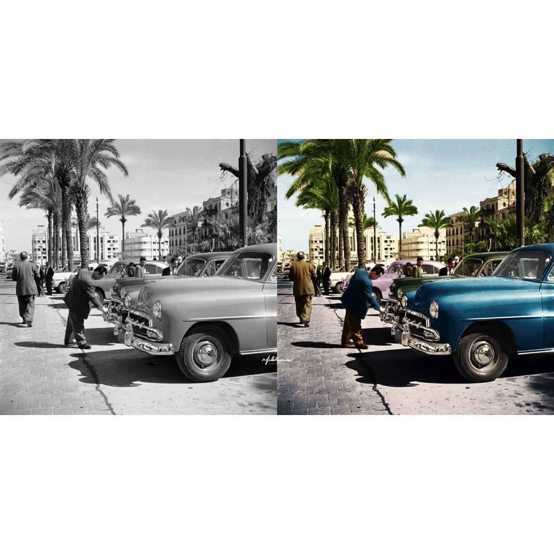 Beirut 50's | Colorized by Milad lamaa |  2018 © beirut  old  oldbeirut ...