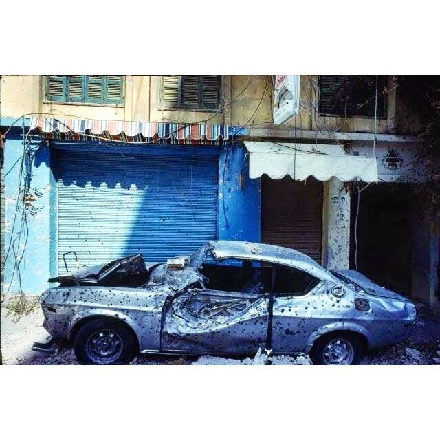 Beirut Achrafieh Civil War 1978 ,