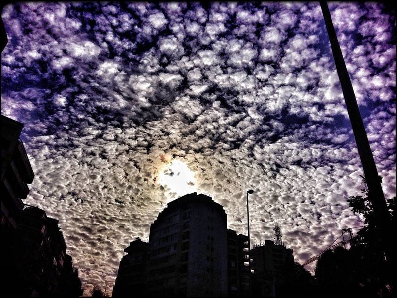  beirut  beirutcity  lebanon  sky  clouds  cloudy  stormy  weather   sun ... (Beirut, Lebanon)