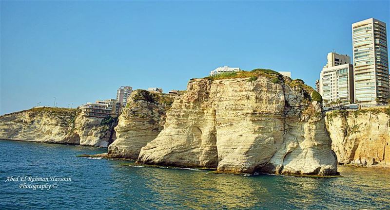  Beirut ❤ Beyrouth  Keepcalm  Mediterranean  Sea  Amazing  Landscape ... (Pigeon Rock Beirut.)