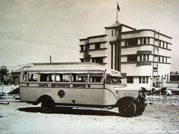 Beirut Bus to Haifa  1948