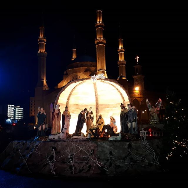 Beirut Christmas🌟... Christmas  spirit  lights  season  Jesus  Mary ...