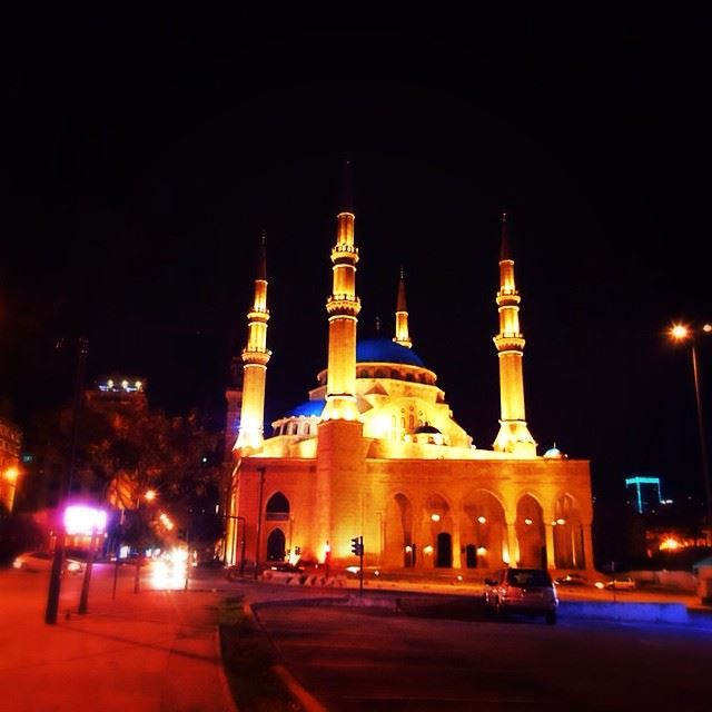 beirut downtownbeirut  mosque  nightview  iphoneonly  allaboutlebanon ...