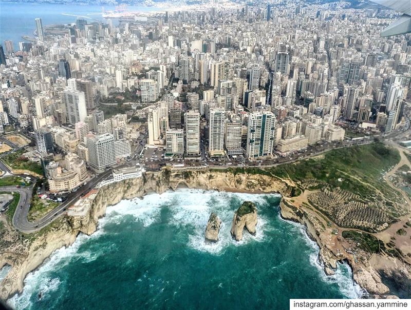Beirut from the Sky...By  Ghassan_Yammine  beirut  lebanon ... (Beirut, Lebanon)