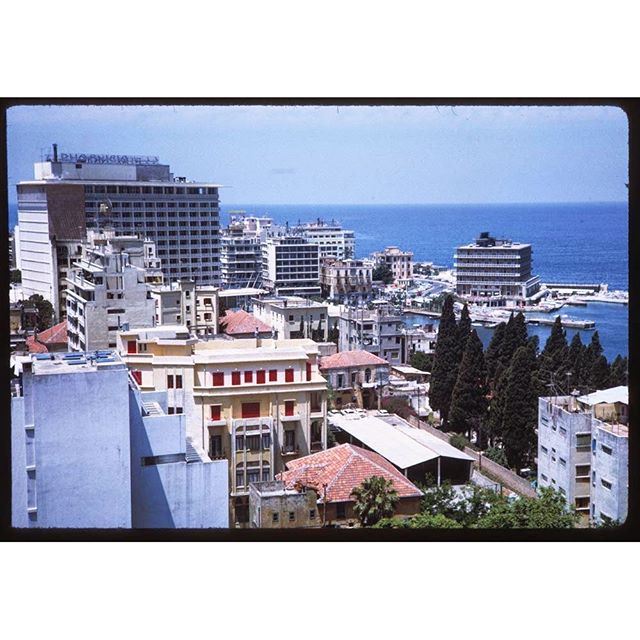 Beirut Hotels along Sea Front, Photo from top Starco Bldg .