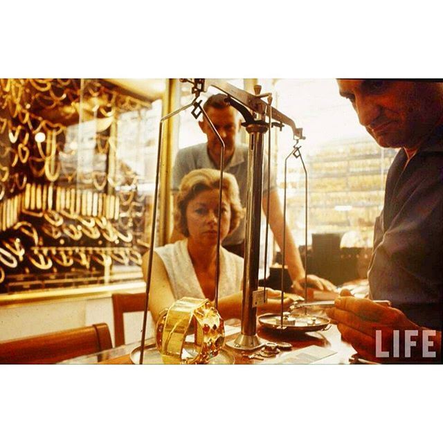 Beirut Jewellers and goldsmiths market - 1966 ,