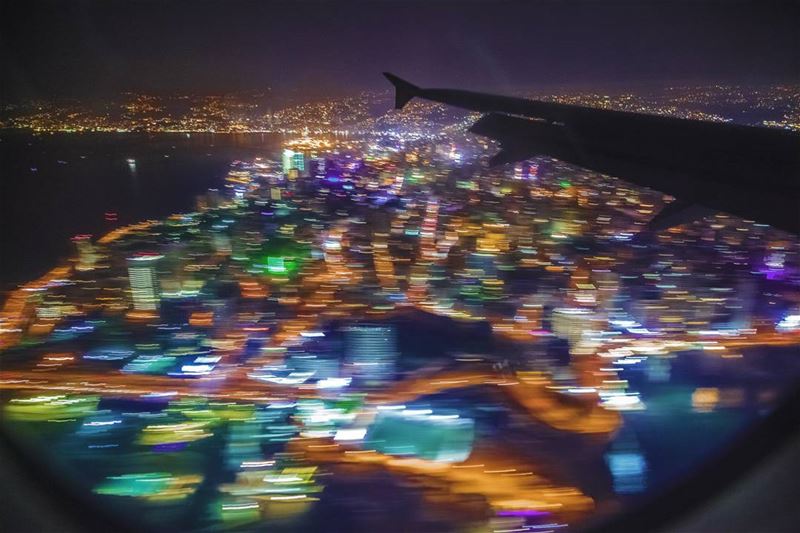  beirut  lebanon  landing  lightpainting  photography ... (Beirut–Rafic Hariri International Airport)