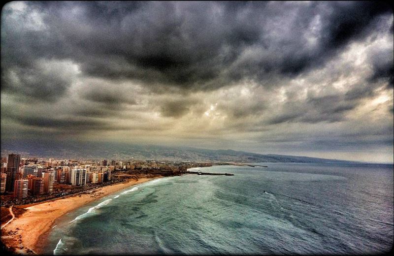  beirut  lebanon  raouché  ramletalbayda  seaview  seashore  seaside ... (Ramlet Al Bayda Public Beach)