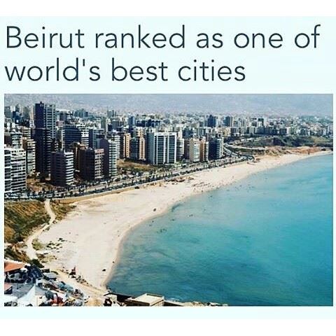 Beirut: Lebanon's capital Beirut has been ranked among the World's best Cities according to a NewYork based Travel Magazine 👏🏼👏🏼🇱🇧 Congratulations to this Wonderful City! 🏆🔝 (Beirut, Lebanon)