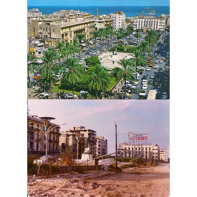 Beirut Martyrs Square 1967 - 1983 ,