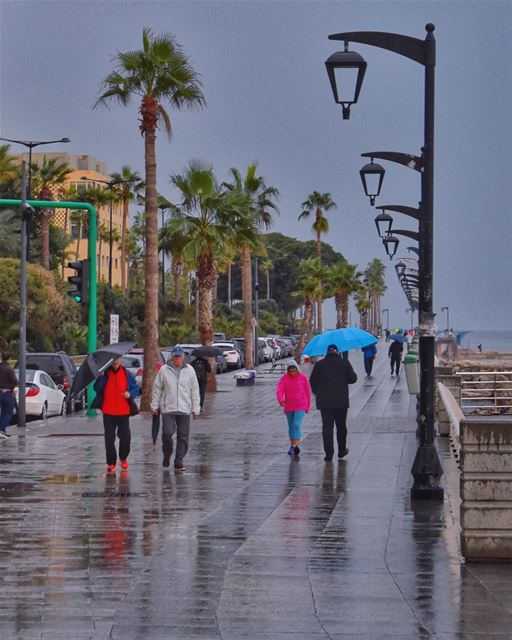  Beirut rainy mornings 😍☔️♥️________________________________________... (Beirut, Lebanon)