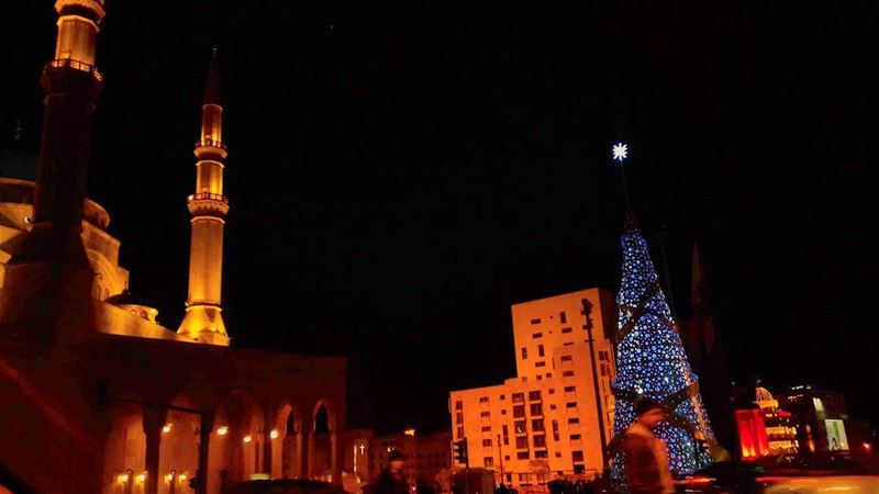  Beirut's impressive decoration ChristmasVibes  ChristmasSpirit ... (Martyr Square Beirut Downtown)