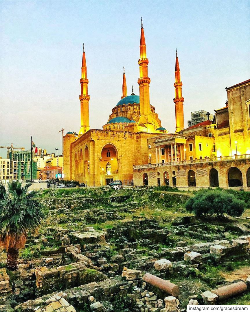  Beirut the city where  Mosque &  Church stand side by side ✝️💟☪️ In... (Beirut, Lebanon)