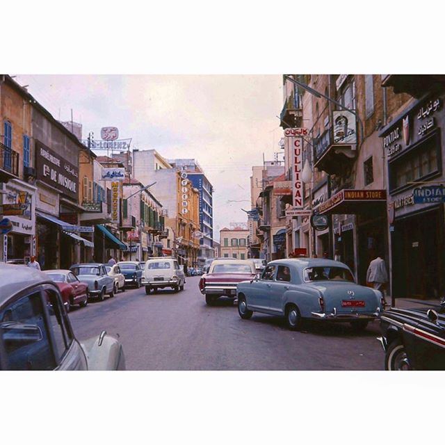 Beirut "Tripoli Street" In 1963 ,
