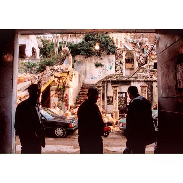 Beirut Wadi Abu Jmil in 1996 ,