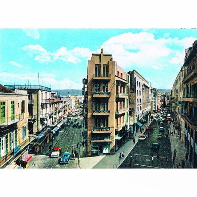 Beirut Weygand Street In 1959 .