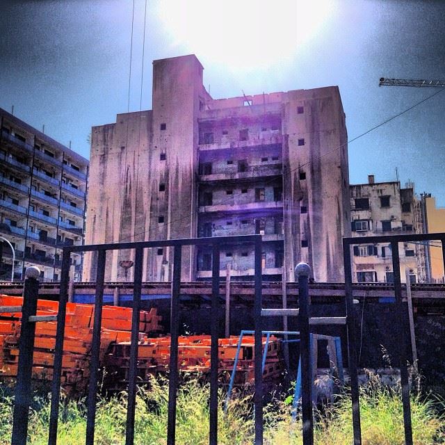 Beirutopia  dystopian  landscapes  urban  decay  derelict  buildings ...