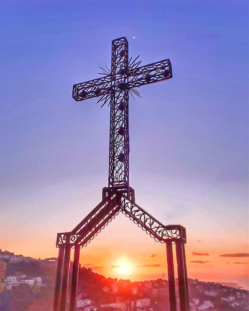 Beyond the Shadow of the Cross..He Lives...He is not here..HE has Risen..... (Beït Chabâb, Mont-Liban, Lebanon)