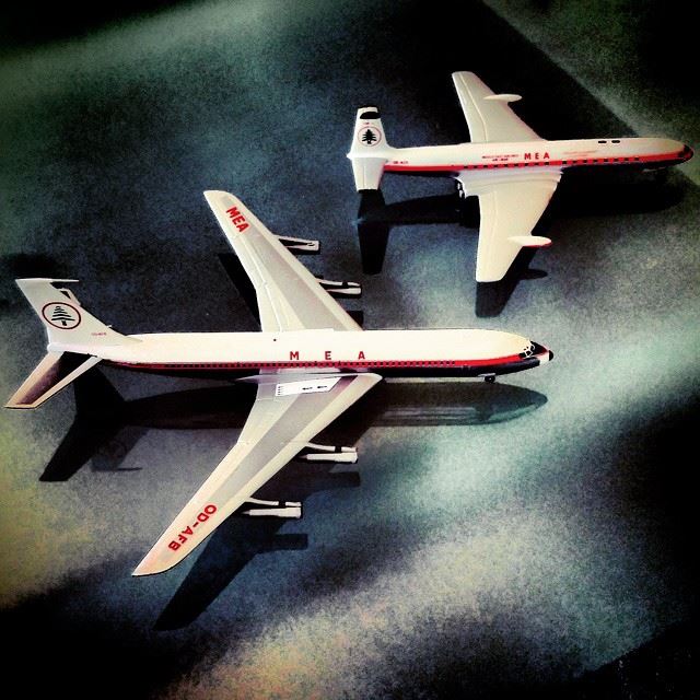 Big 70  mea70years  vintage  models  mea  middleeastairlines  iconic ...