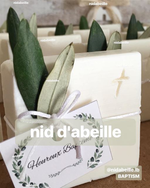 Blessed sunday 🌿making memories with our giveaways! Soap by nid d'abeille...