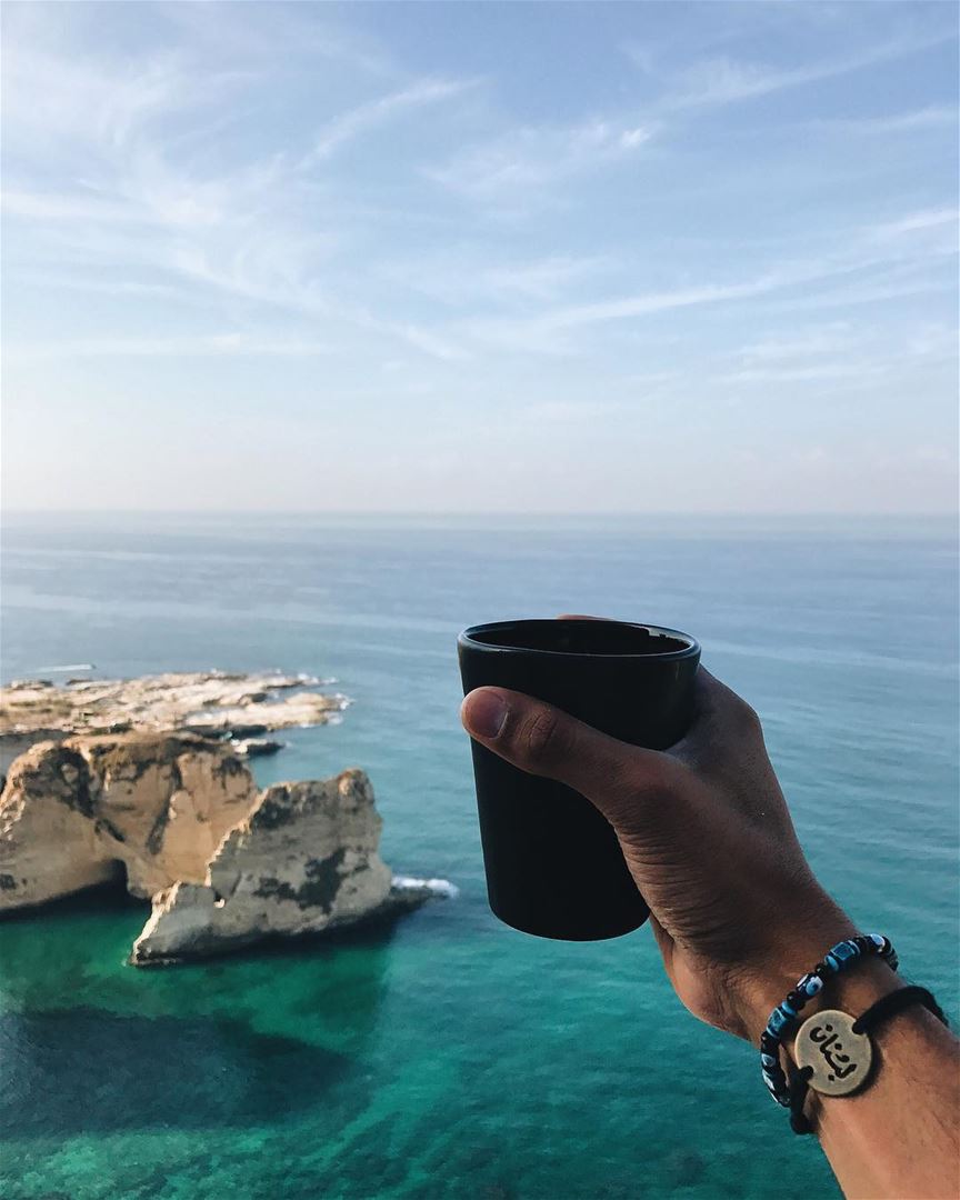 Bonjorkon! Nothing says 'Good Morning' i (Rawsheh, Beirut, Lebanon)