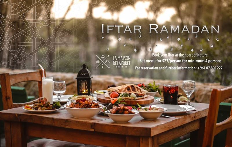 Break your fast with family and friends in the middle of the gorgeous Pine...