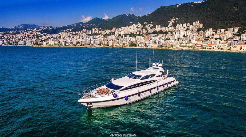 Bright White  Yacht 🛥• • • droneoftheday  drone  phantom  sea  sunset ...