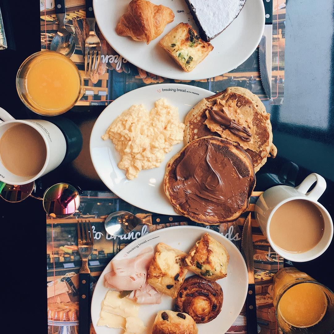 Brunch for two, with you🍳🥞☕️... brunch  breakfast ... (Bar Tartine Dbayé)