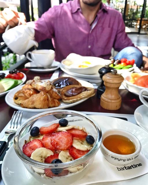 Brunch goals 💟 What are you up to this weekend? ... lebanoneats ... (Bartartine)