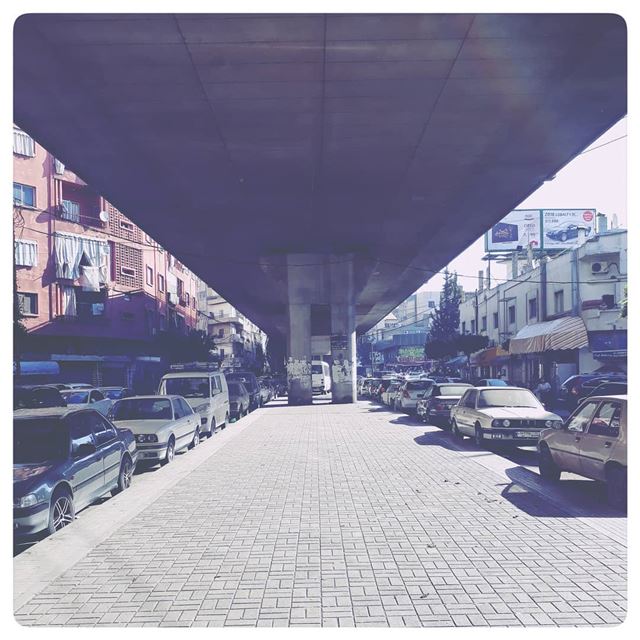 🇱🇧 building bridges be like. . uglybeirut  uglycity  urban  transport ... (Burj Hammud)