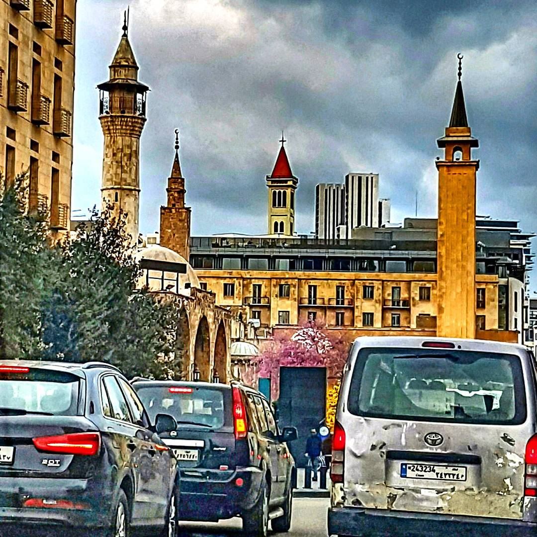 Busy Beirut city  beirutcity  beirut  mycity  downtown  livelovelebanon ... (Downtown Beirut)