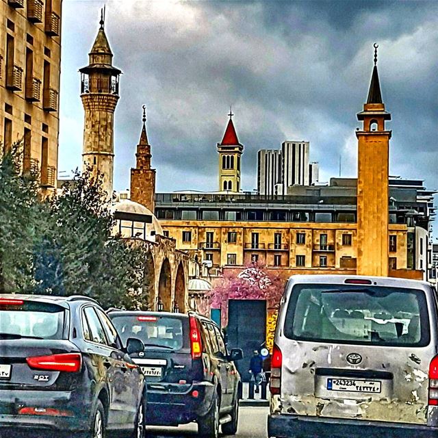 Busy Beirut city  beirutcity  beirut  mycity  downtown  livelovelebanon ... (Downtown Beirut)
