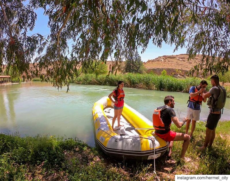 🚣‍♀🚣 by @antons210 assiriver  fun  holiday  hermel  hermel_city ... (Al Assi River-Hermel, Lebanon)