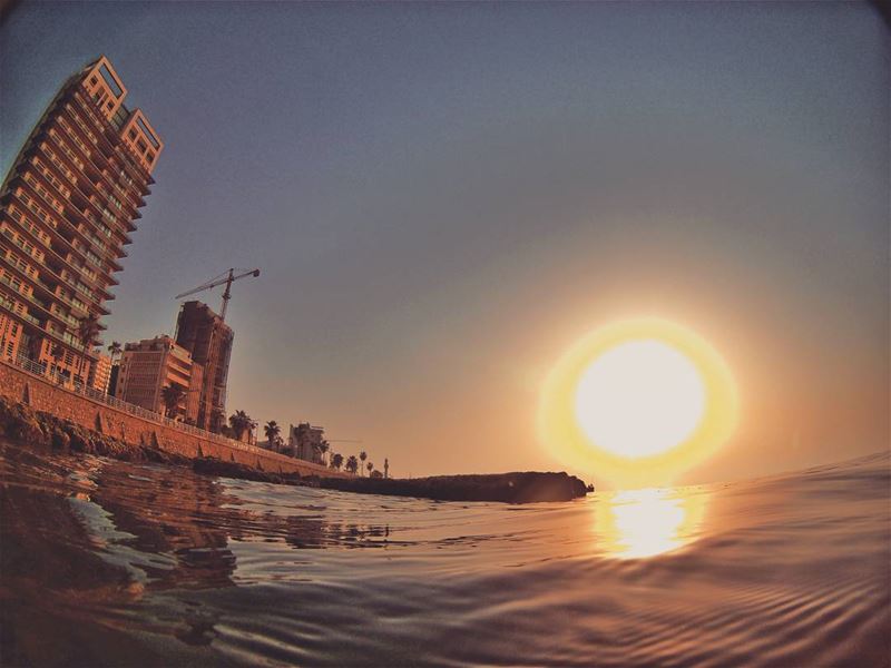 📷 By Me🌅 sunset• gopro   sunsetgopro  sunsets  lebanon  beirut ... (Beirut, Lebanon)