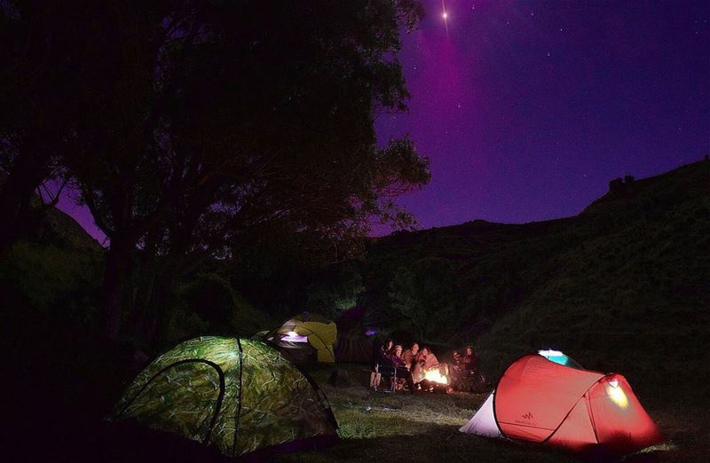  camping campinglebanon stars  tent hiking  hikingadventures  photoftheday... (El Laklouk, Mont-Liban, Lebanon)
