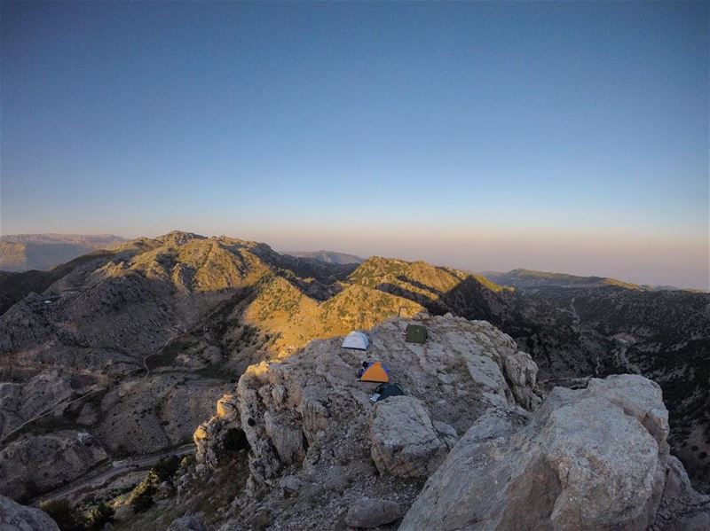 camping on the top of hafroun mountain 🇱🇧⛰💪 lebanon  lebanon_hd ... (Qornet Hafroûn)