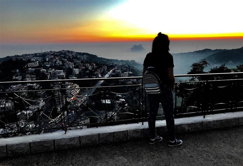 Can't get enough of watching the sunset 🌅 ••••••••••••... (Feitroun, Mont-Liban, Lebanon)