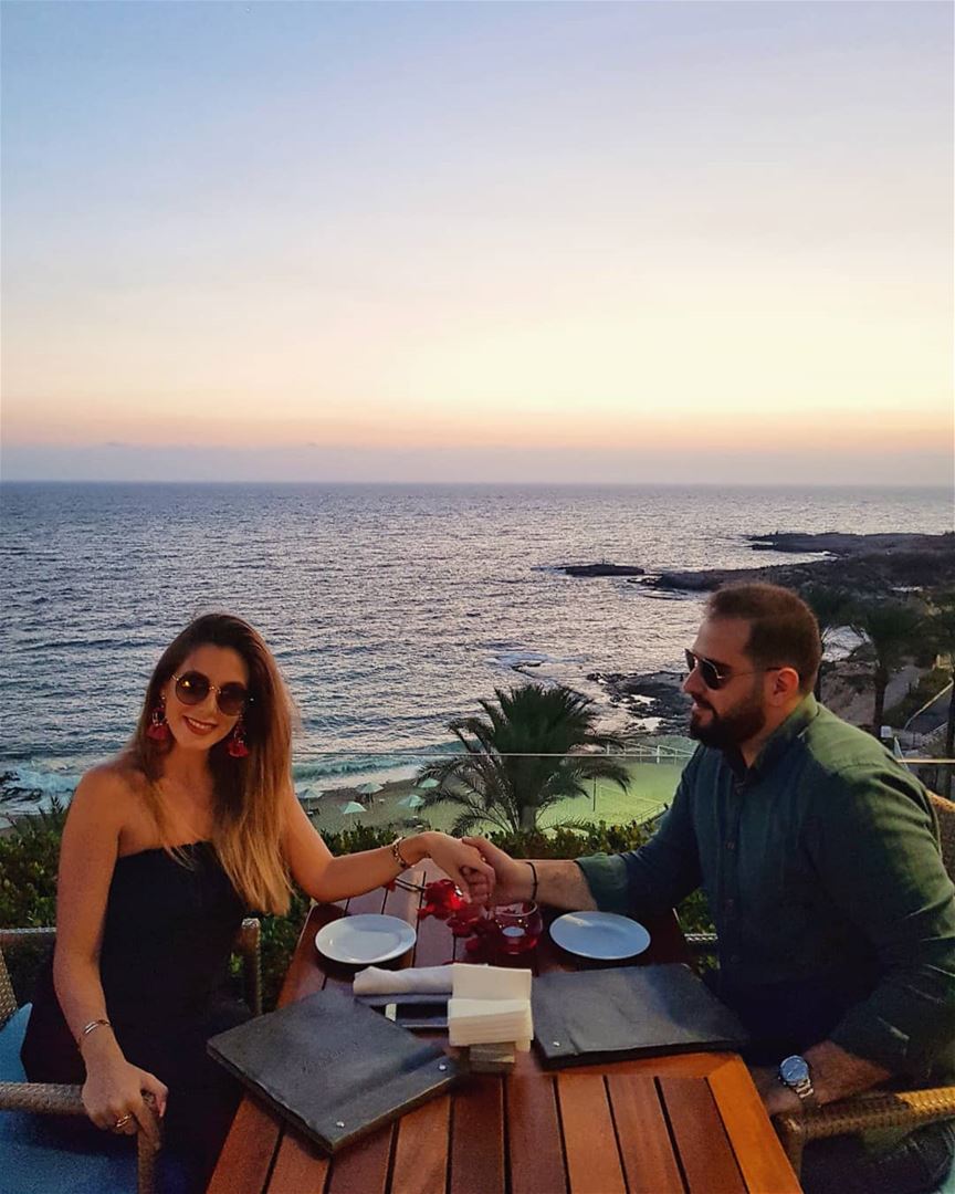 " ... can't take my eyes off of you ..."💎.... couple  love ... (Mövenpick Hotel & Resort Beirut)