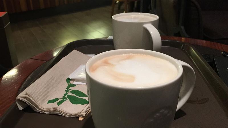 Can you spend a day without  coffee?  decaf  starbuckscoffee  essantials ... (Starbucks - اشرفية)