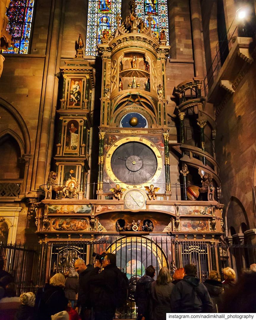 Cathédrale Notre-Dame de StrasbourgDie astronomische Uhr im Strassburger... (Strasbourg, France)