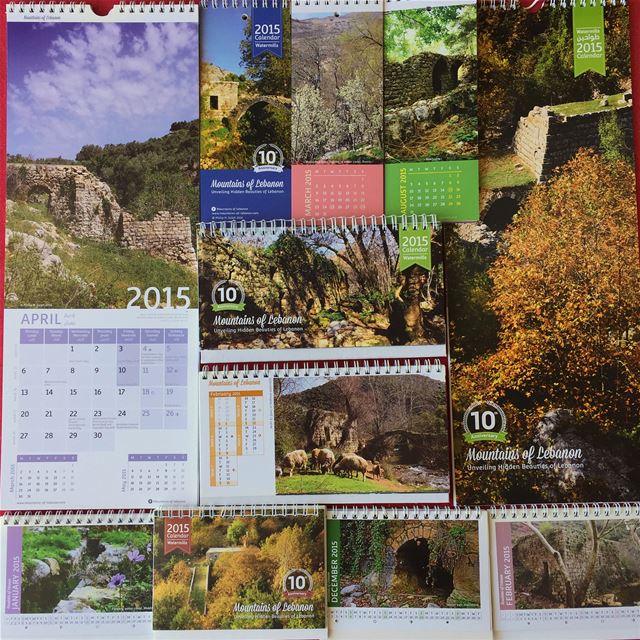 Celebrating 15 years of  mountainsoflebanon Calendars! 2015 11th edition,... (Lebanon)