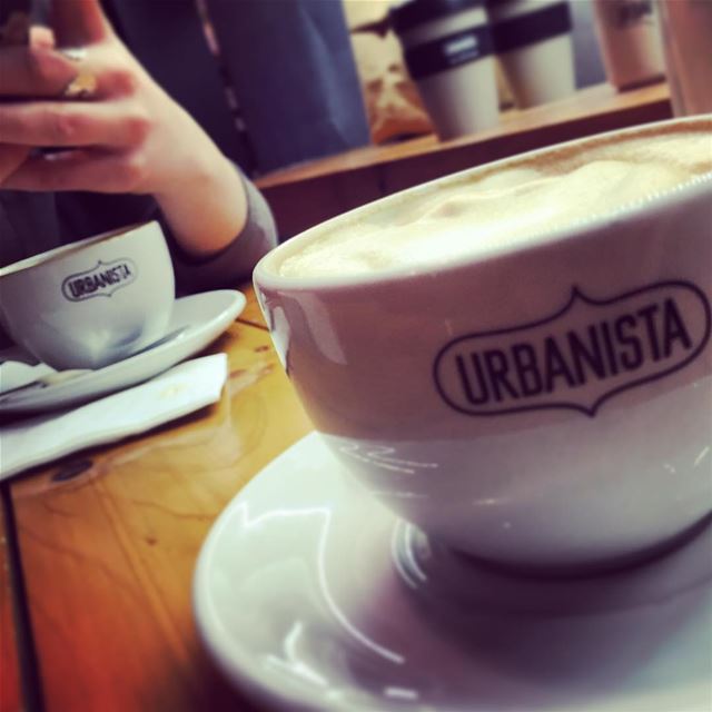 Cheers! ☕️  coffee  cappuccino  coffeetime  urbanista  lebanon  zomato @wea (Urbanista ABC Ashrafieh)