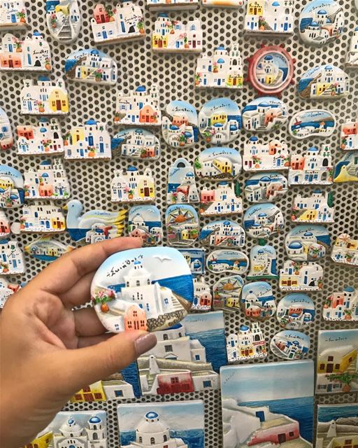 Choosing a magnet keepsake is a really really hard decision that shouldn't... (Skiathos)
