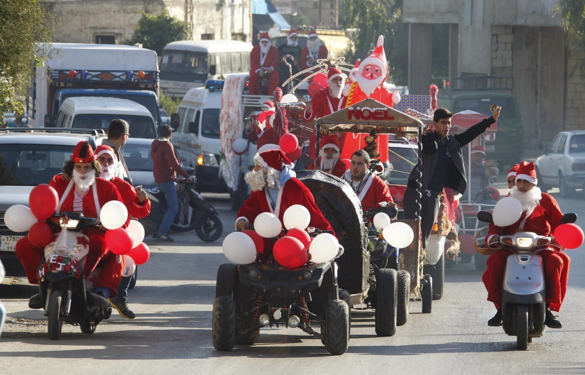 Christmas Convoy in Jieh Lebanon