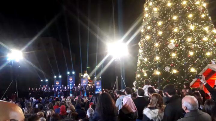  christmas  december  2017  lights  music  opera  beirut  lebanon ... (Martyrs' Square, Beirut)