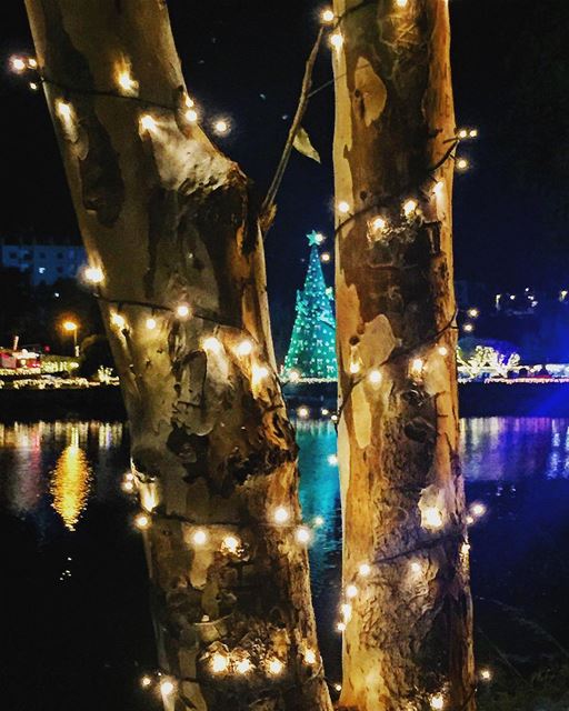 Christmas hopes & lights are still shining 🎆🎄🎆... (Lac de Bnachii)